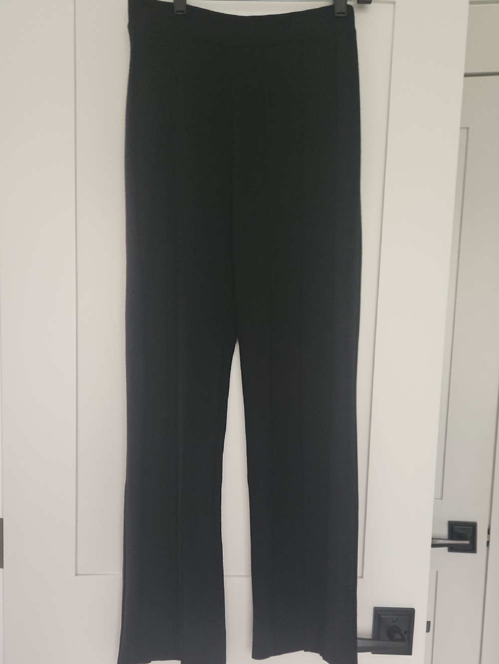 Classic Black Wide-Leg Women's Pants Size Medium